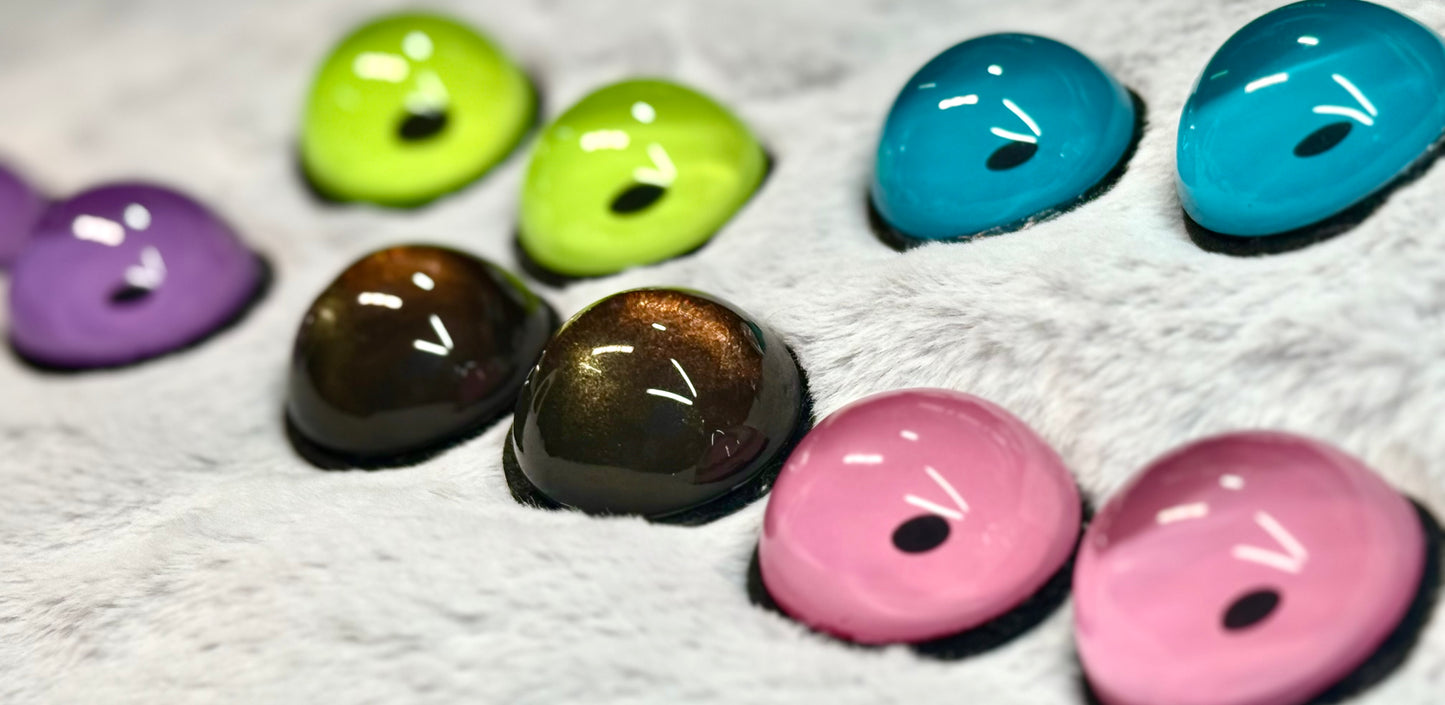 Painted 3.5cm Glass Eyes